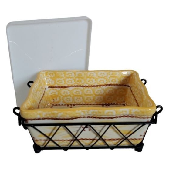 Temp-tations 1Quart Old World Ovenware Bakeware Cookware Casserole BAKING Dish - Picture 1 of 14